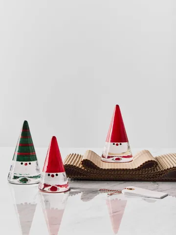 Noel tomte - Röd, 15 cm - Kosta Boda