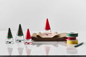 Noel tomte - Röd, 15 cm - Kosta Boda