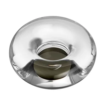 Orion ljuslykta Ø11x6,3 cm - Grå - Kosta Boda