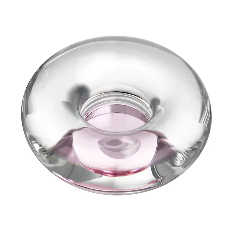 Orion ljuslykta Ø11x6,3 cm, Rosa Kosta Boda