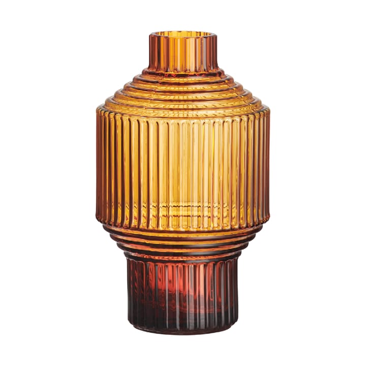Pavilion vas Ø80x134 mm - Mörk bärnsten - Kosta Boda