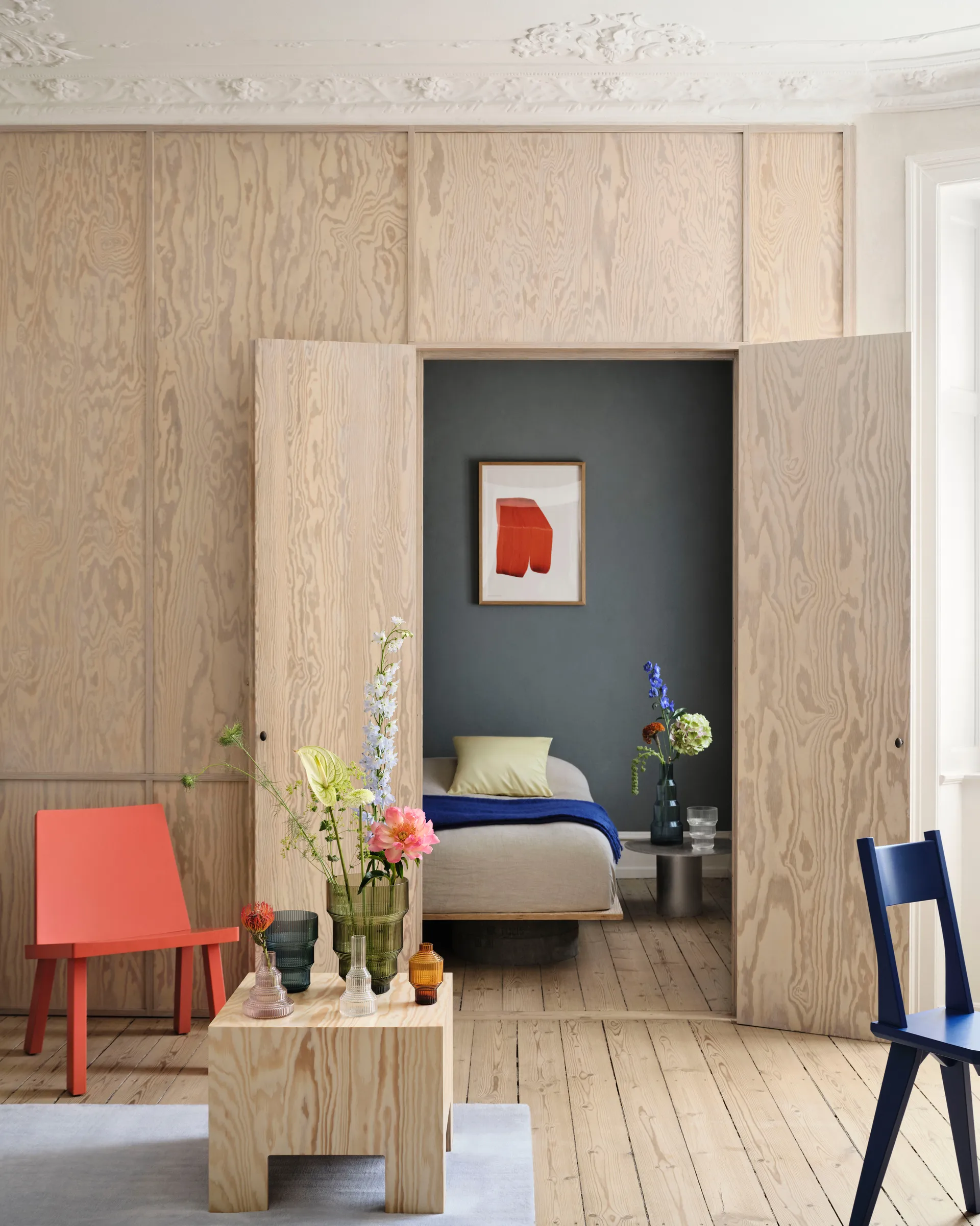 Pavilion vas Ø80x134 mm, Mörk bärnsten Kosta Boda