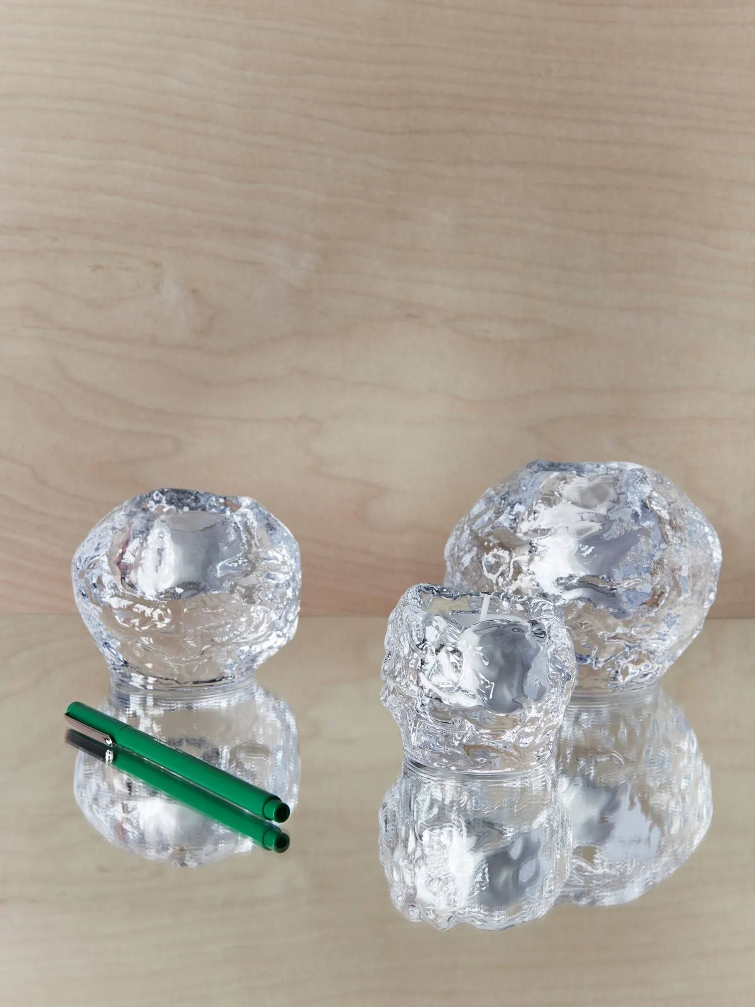 Snowball ljuslykta, Liten, H6 cm Kosta Boda