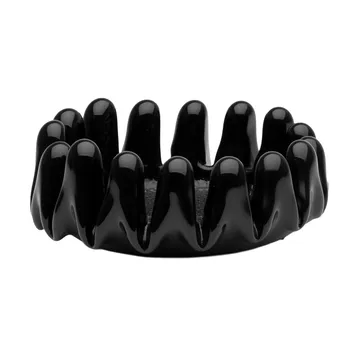 Solros skål - Svart, 7,5 cm - Kosta Boda