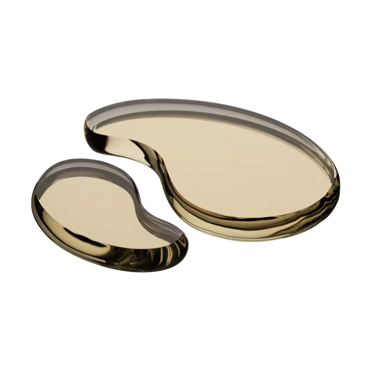 Tears of joy dekorationsobjekt 2 delar, Guld Kosta Boda