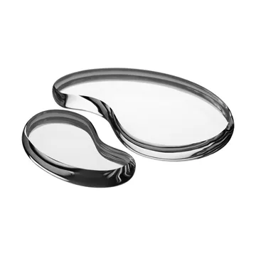 Tears of joy dekorationsobjekt 2 delar - Silver - Kosta Boda