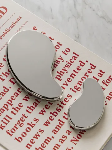 Tears of joy dekorationsobjekt 2 delar - Silver - Kosta Boda