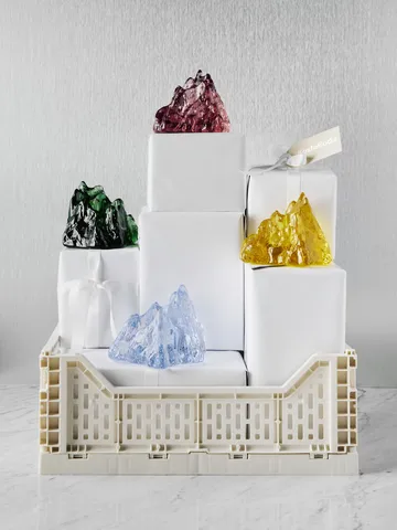 The Rock ljuslykta 91 mm - Smaragd grön - Kosta Boda