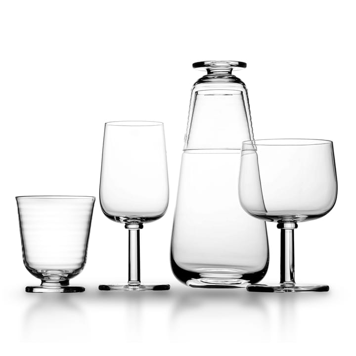 Viva glas på fot 35 cl 2-pack - Klar - Kosta Boda