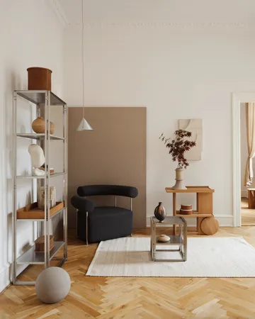 Axis sidobord 42x80 cm - Varm lackerad ek - Kristina Dam Studio