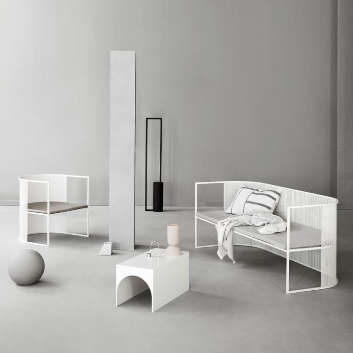 Bauhaus bänk, beige Kristina Dam Studio