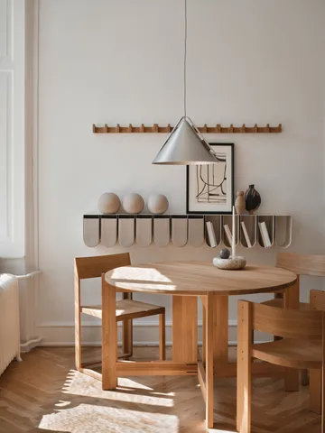 Column klädhängare 49 cm - Varm oljad ek - Kristina Dam Studio