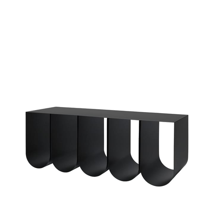 Curved bänk, Black Kristina Dam Studio