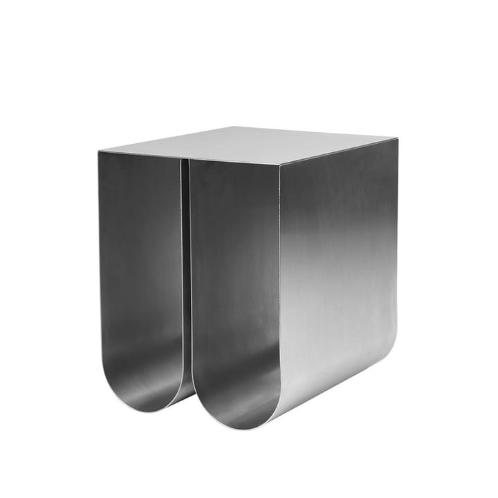 Curved sidobord - Stainless steel - Kristina Dam Studio