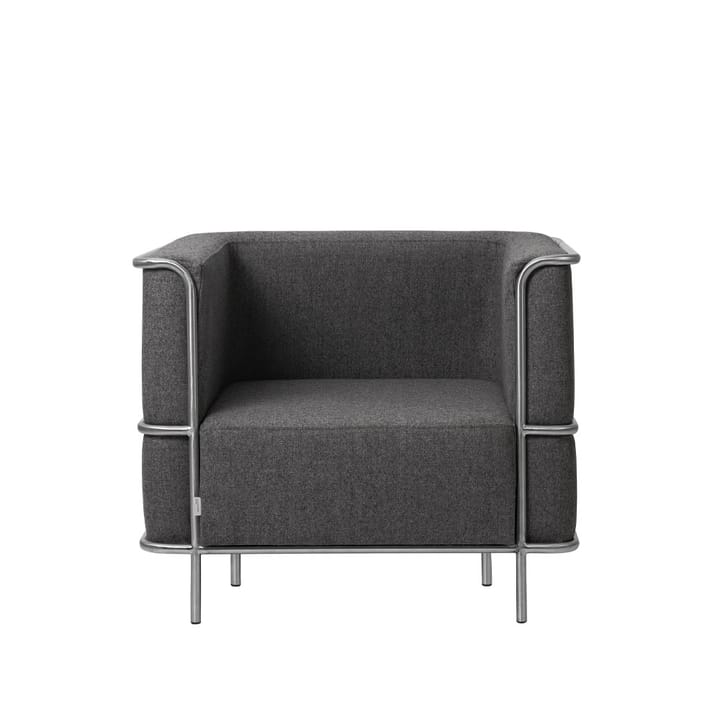 Modernist loungefåtölj - tyg everest col.601/2 grey - Kristina Dam Studio