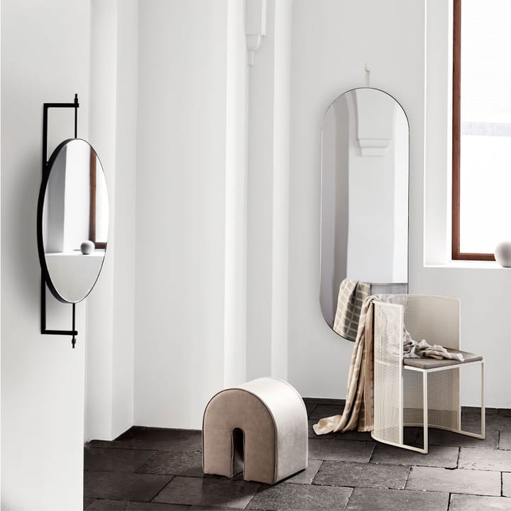Rotating spegel - beige - Kristina Dam Studio