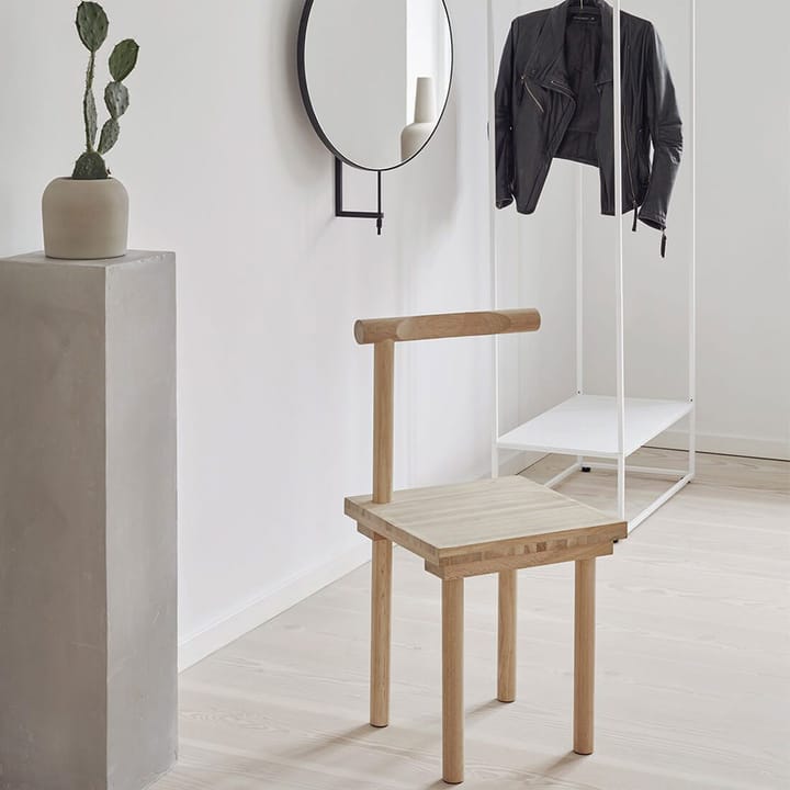 Sculptural stol - Oak - Kristina Dam Studio