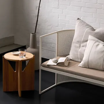 Stool rund pall - Oak black, Ø36x42 cm - Kristina Dam Studio