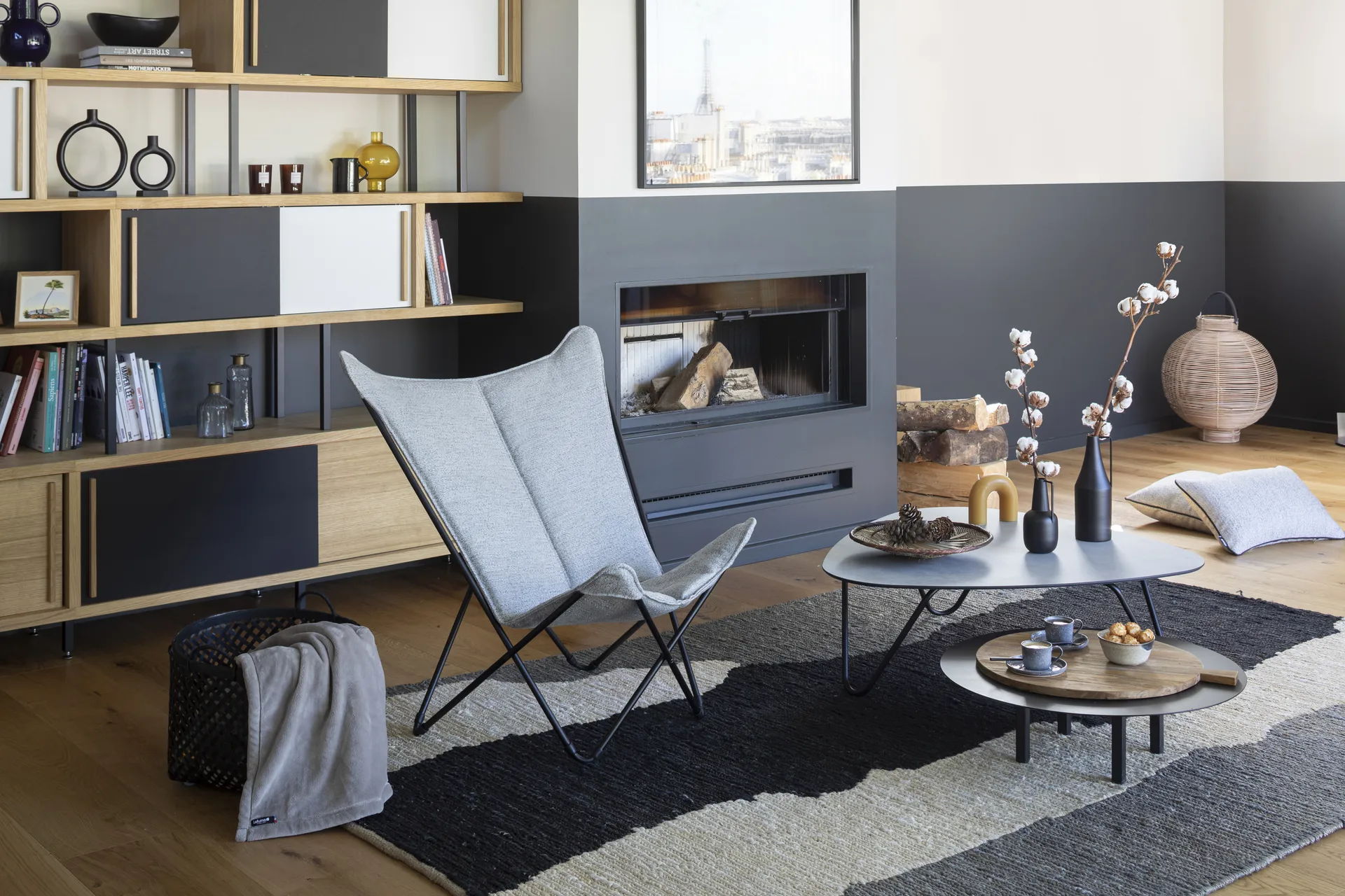 Sphinx solstol, Sunbrella Granite Lafuma