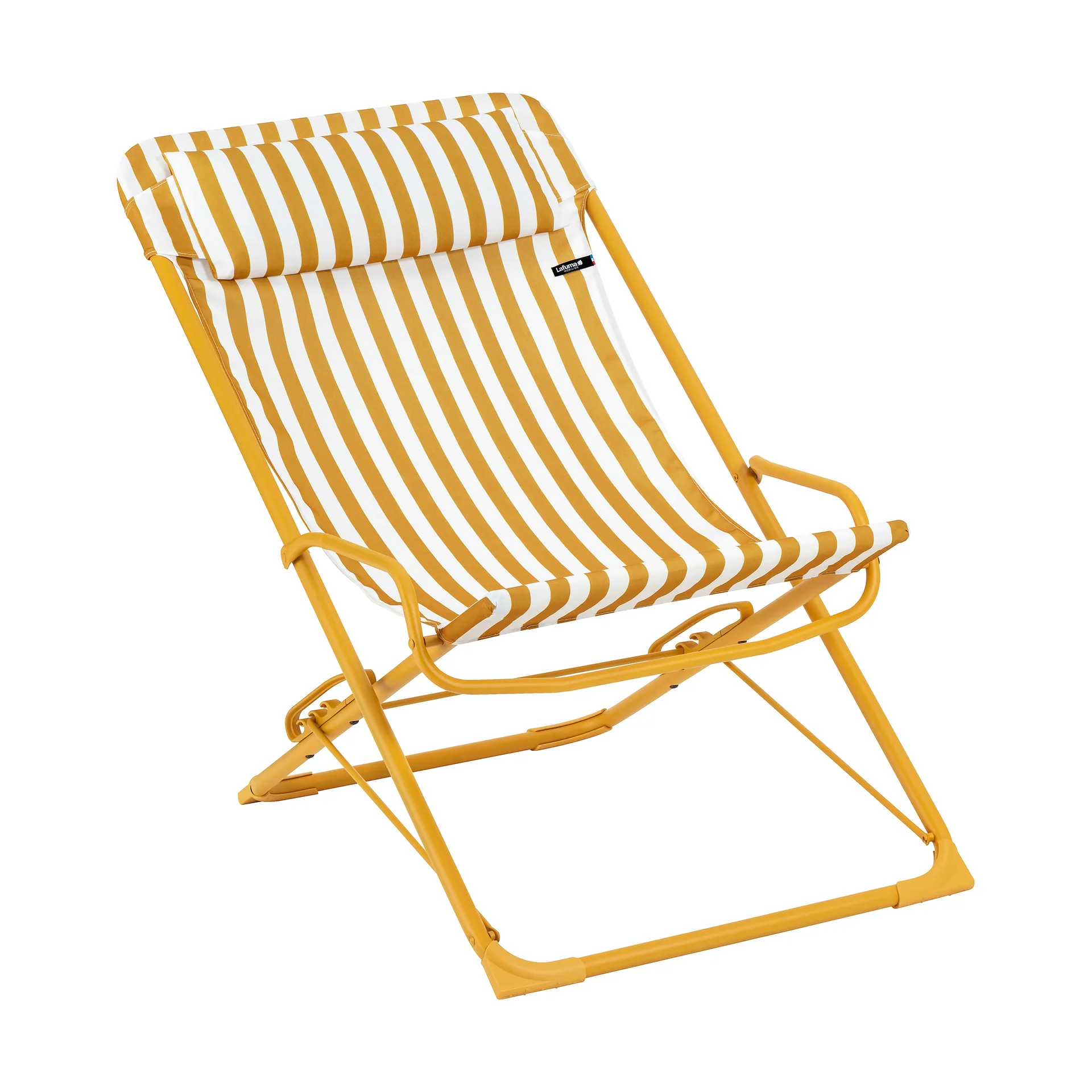 Transaswing Colorblock solstol, Rayure Miel (gul) Lafuma