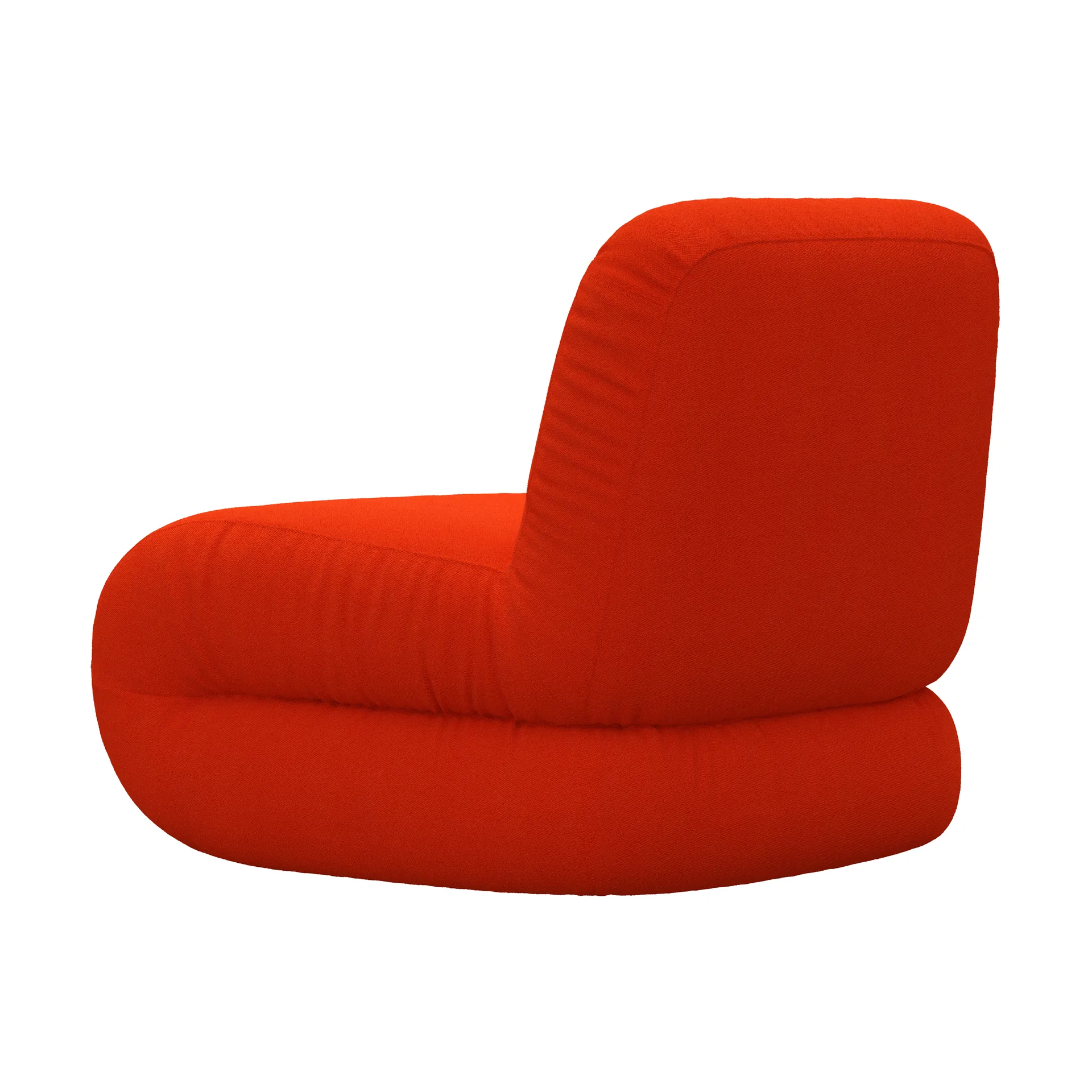 BAU fåtölj, helklädd-vidar 0542-röd, öppen Lammhults