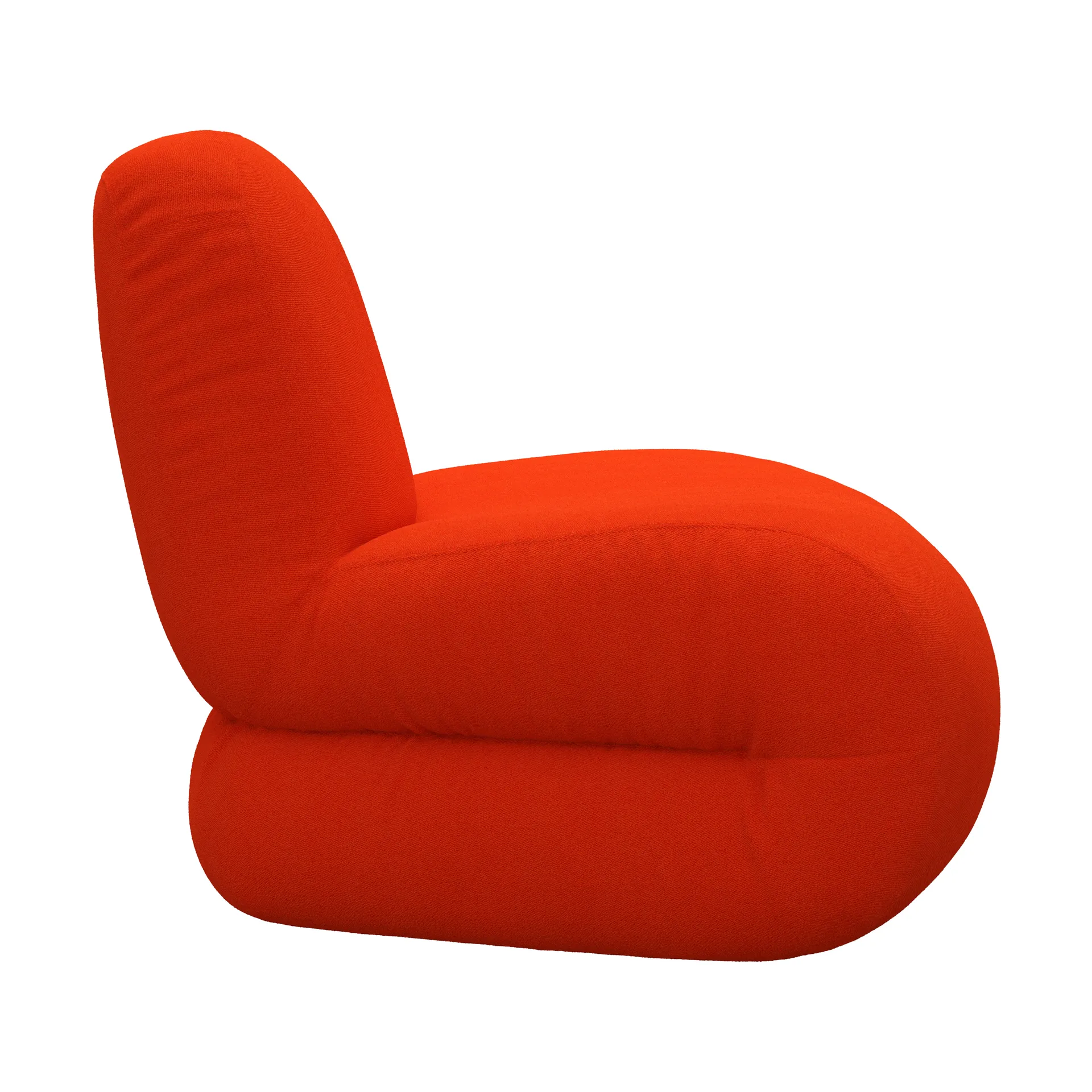 BAU fåtölj öppen, helklädd-vidar 0542-röd Lammhults