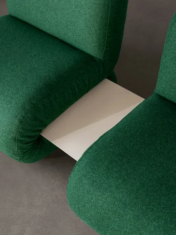 BAU fåtölj - Vidar 0542 röd, rak - Lammhults