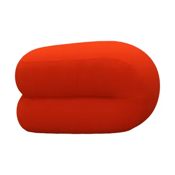 BAU fotpall öppen - helklädd-vidar 0542-röd, öppen - Lammhults