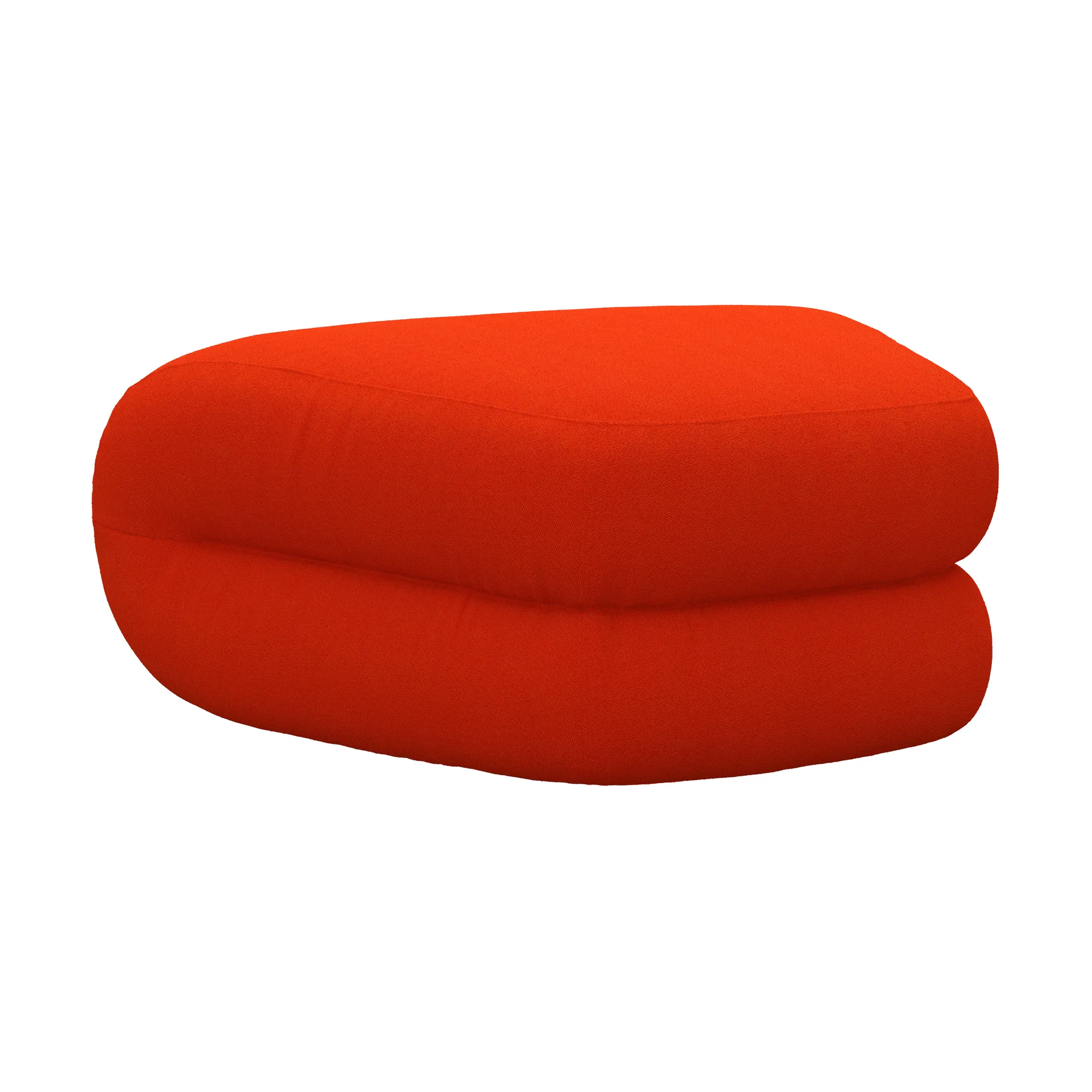 BAU fotpall öppen, helklädd-vidar 0542-röd Lammhults