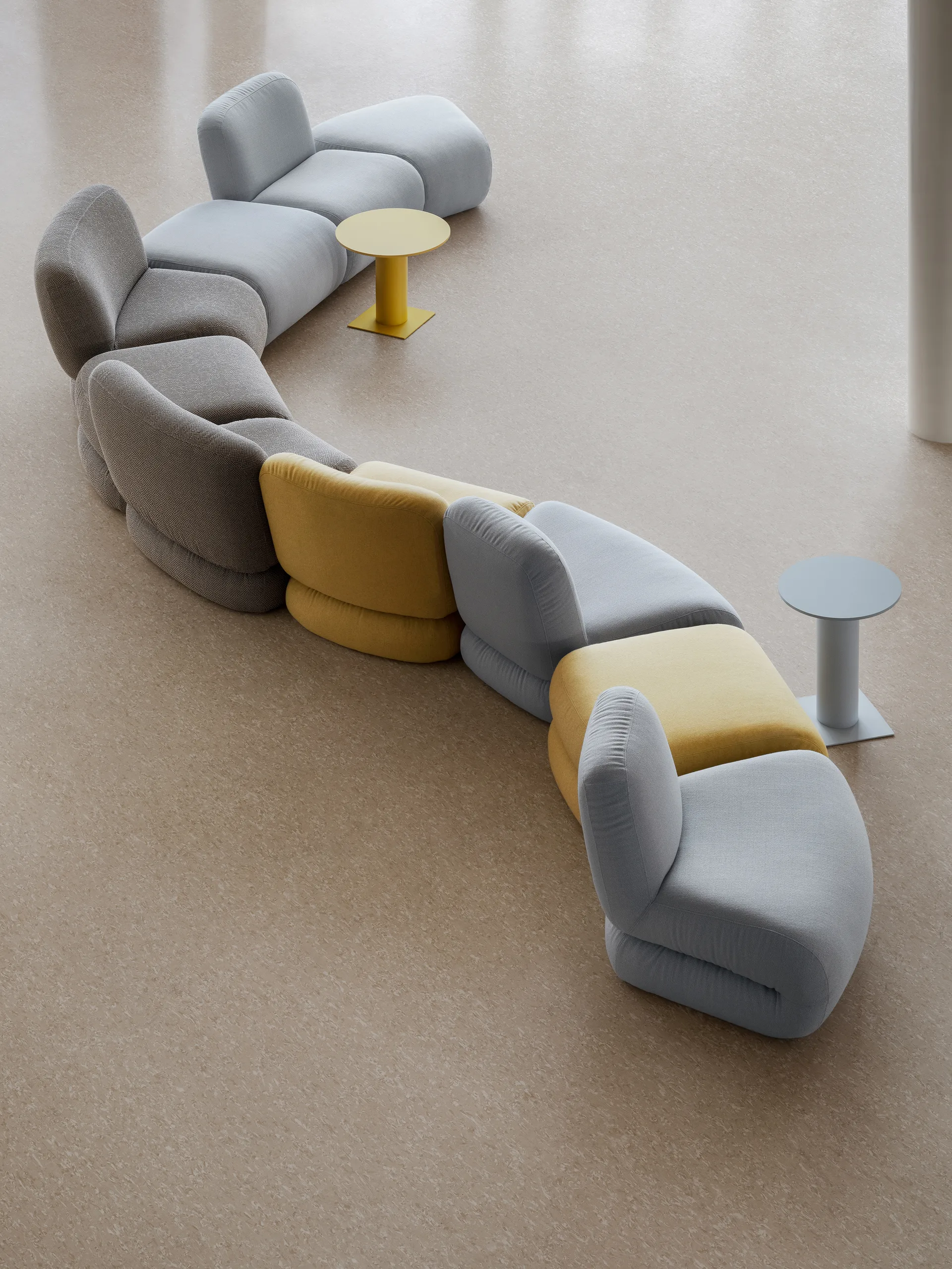 BAU fotpall rak, helklädd-vidar 0542-röd Lammhults