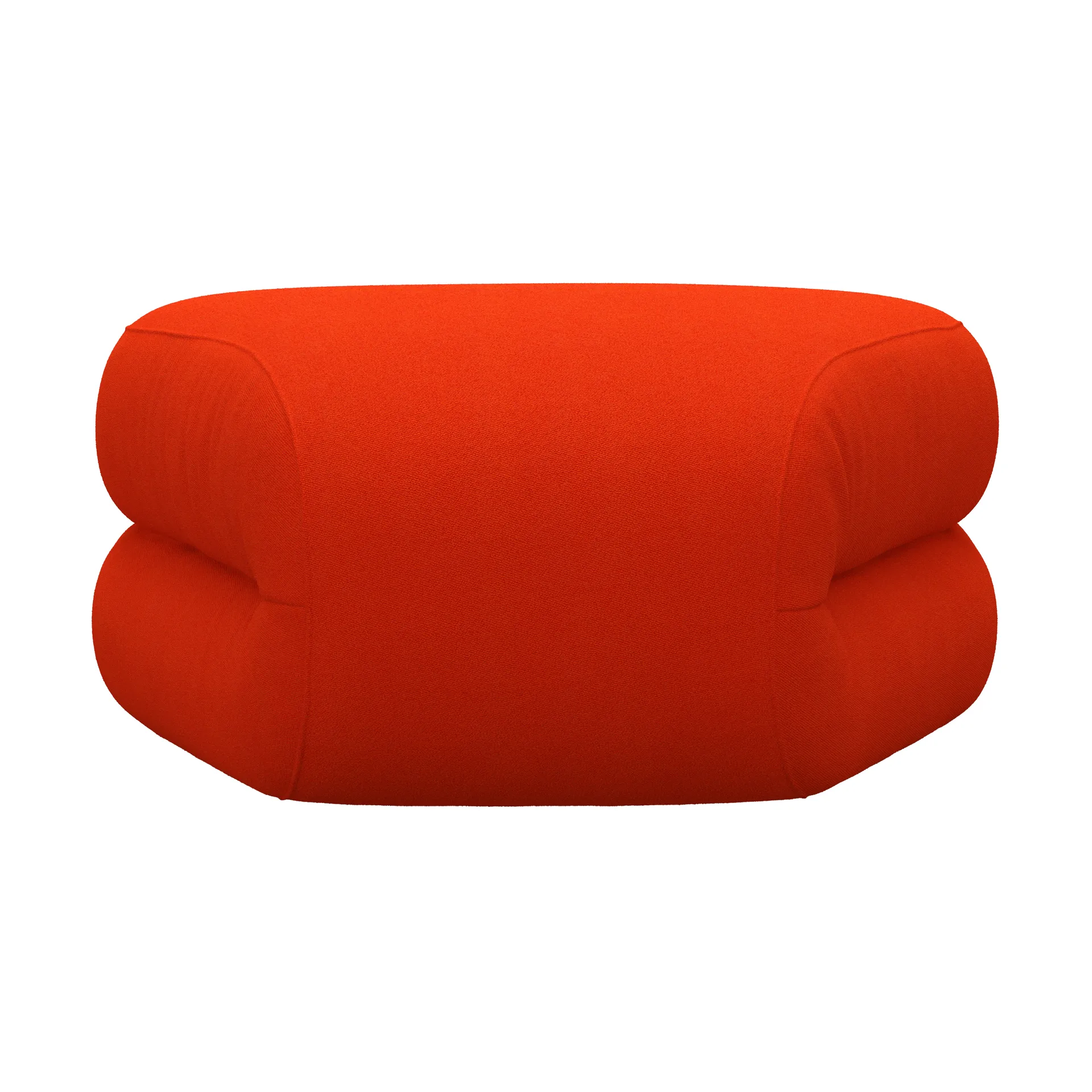 BAU fotpall stängd, helklädd-vidar 0542-röd Lammhults