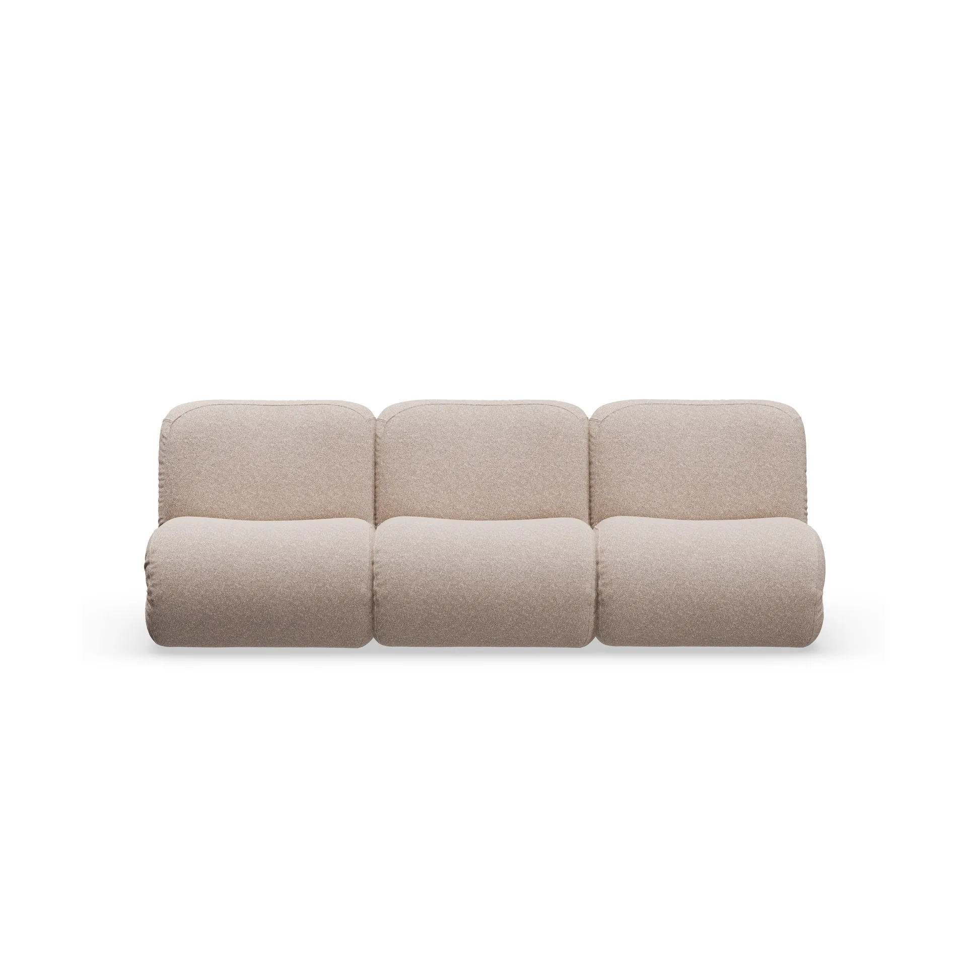 BAU soffa 3-sits, Zero beige,  Lammhults
