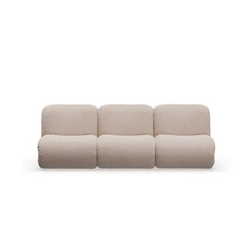 BAU soffa 3-sits, Zero beige - Lammhults