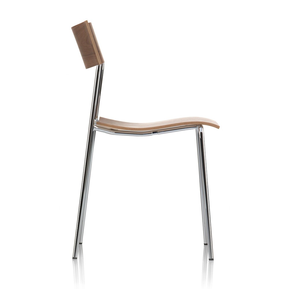 Lammhults Campus stol ek, kromstativ | Skandinavisk Design | Stolar | Beige