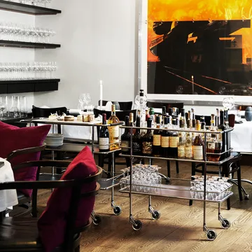 Cargo serveringsvagn - Frostat glas-krom - Lammhults