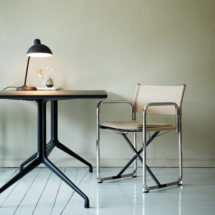 X75-2 karmstol, svart, kromben Lammhults