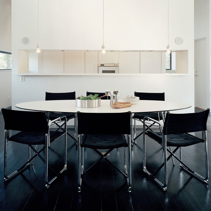 X75-2 karmstol, svart, kromben Lammhults