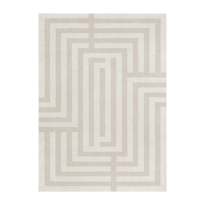 60S Geo Letters matta - Oatmeal, 250x350 cm - Layered