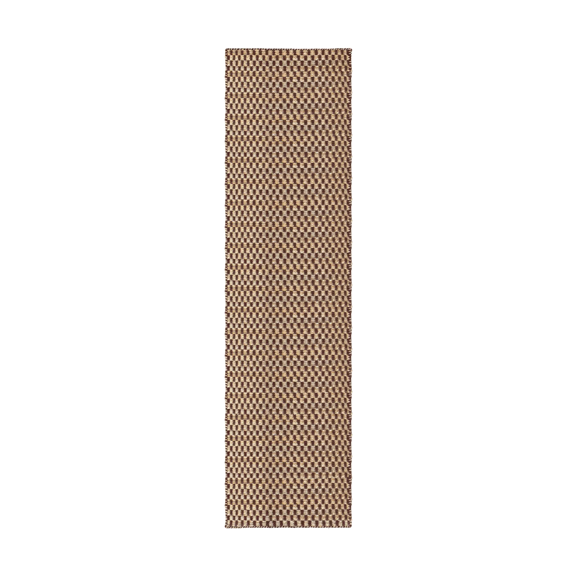 Barley jutematta, Chestnut, 75x240 cm Layered