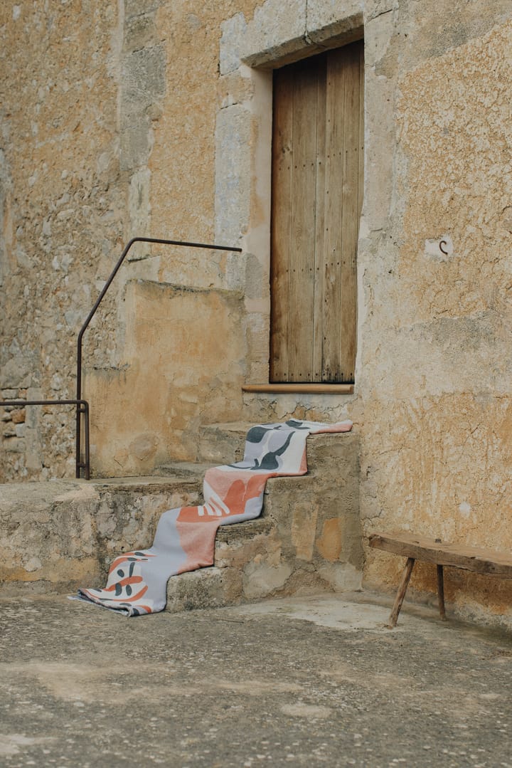 Boqueron bomullsfilt 130x220 cm, Röd Layered