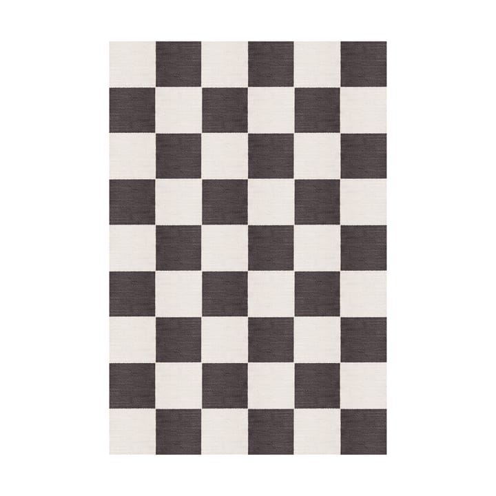 Chess ullmatta - Black and white, 200x300 cm - Layered