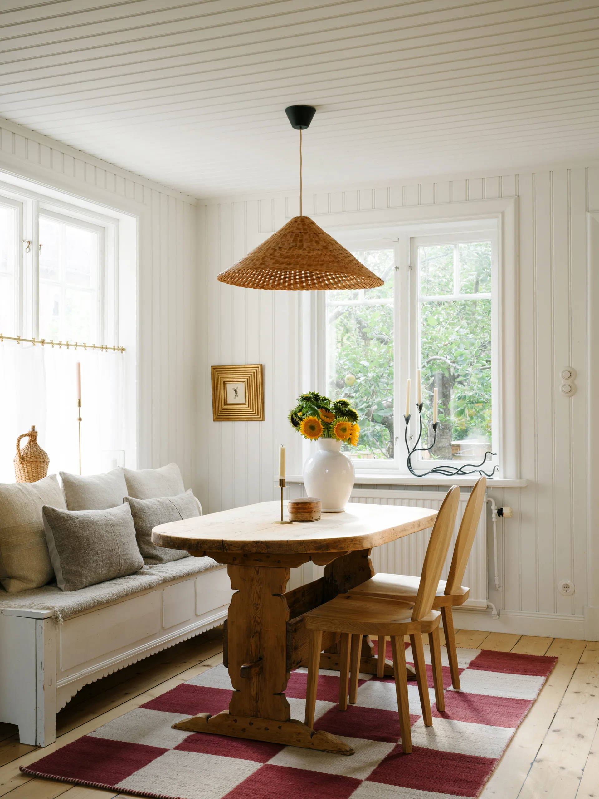 Chess ullmatta, Burgundy, 140x200 cm Layered