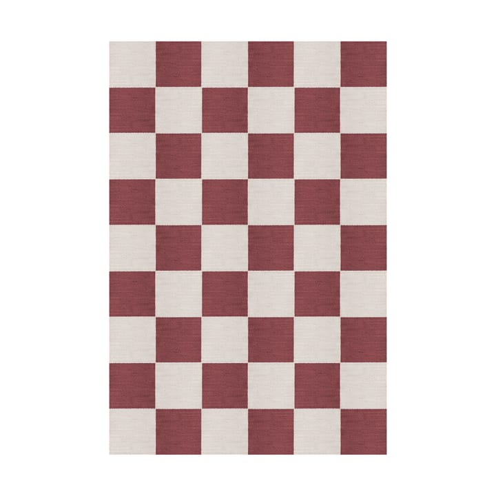 Chess ullmatta - Burgundy, 250x350 cm - Layered