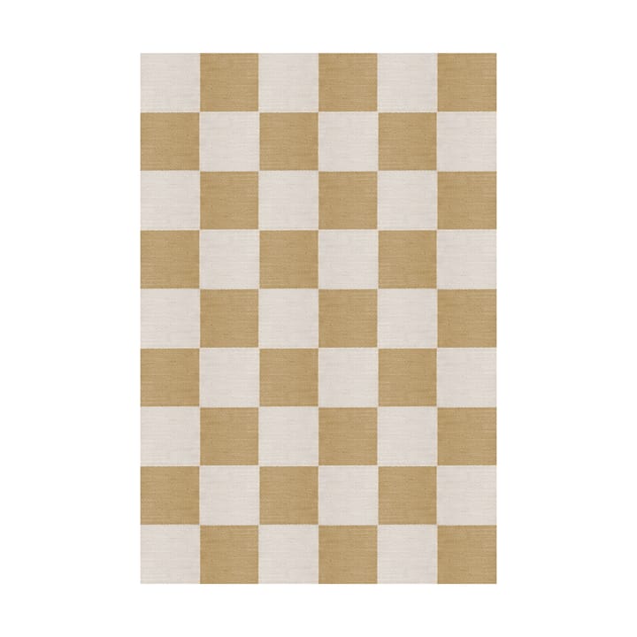 Chess ullmatta - Harvest Yellow, 180x270 cm - Layered