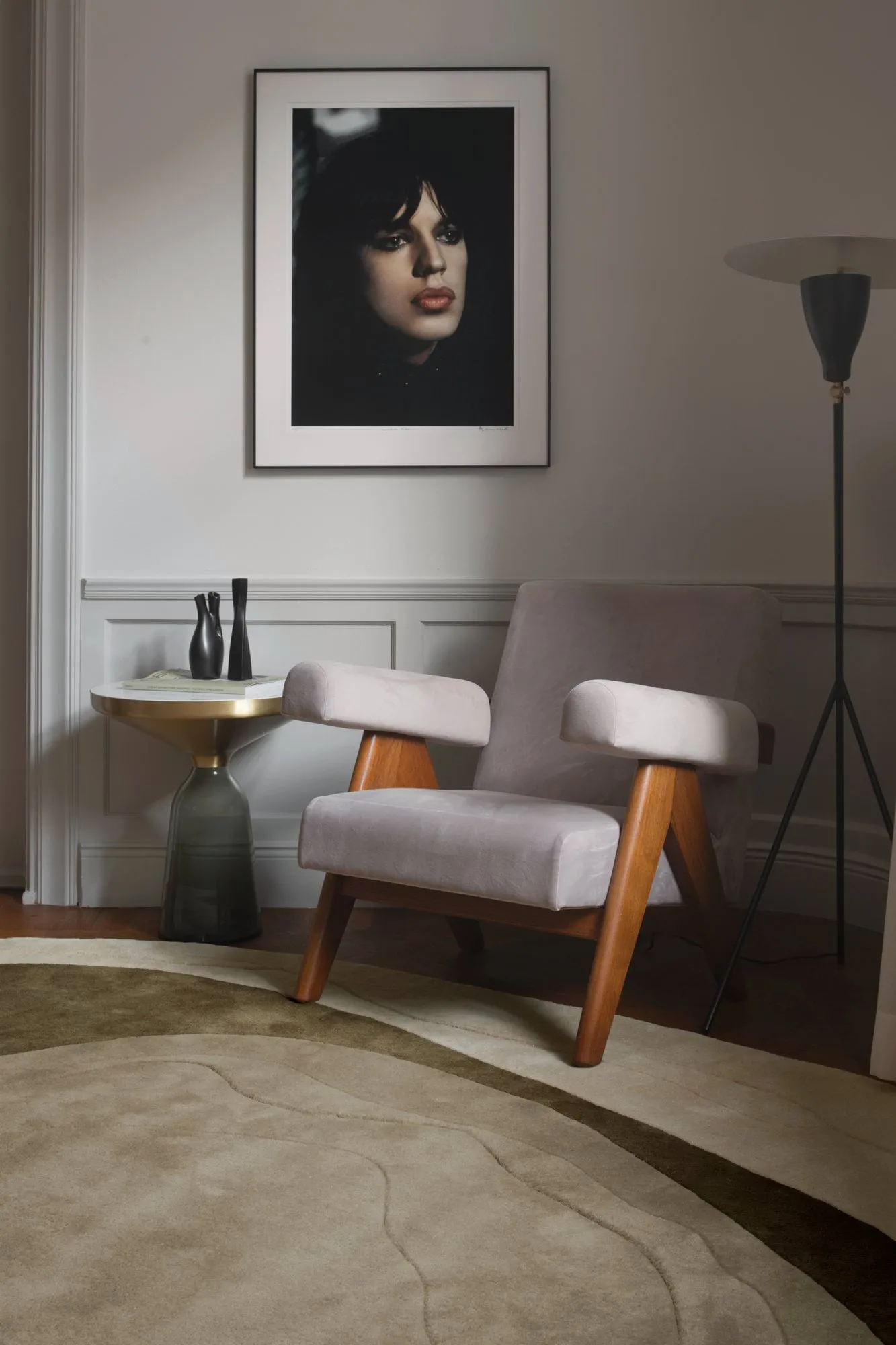 Erik Bratsberg Lozza ullmatta, Olive, 210x270 cm Layered