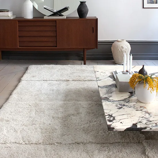 Levels matta 250x350 cm, Bone White Layered