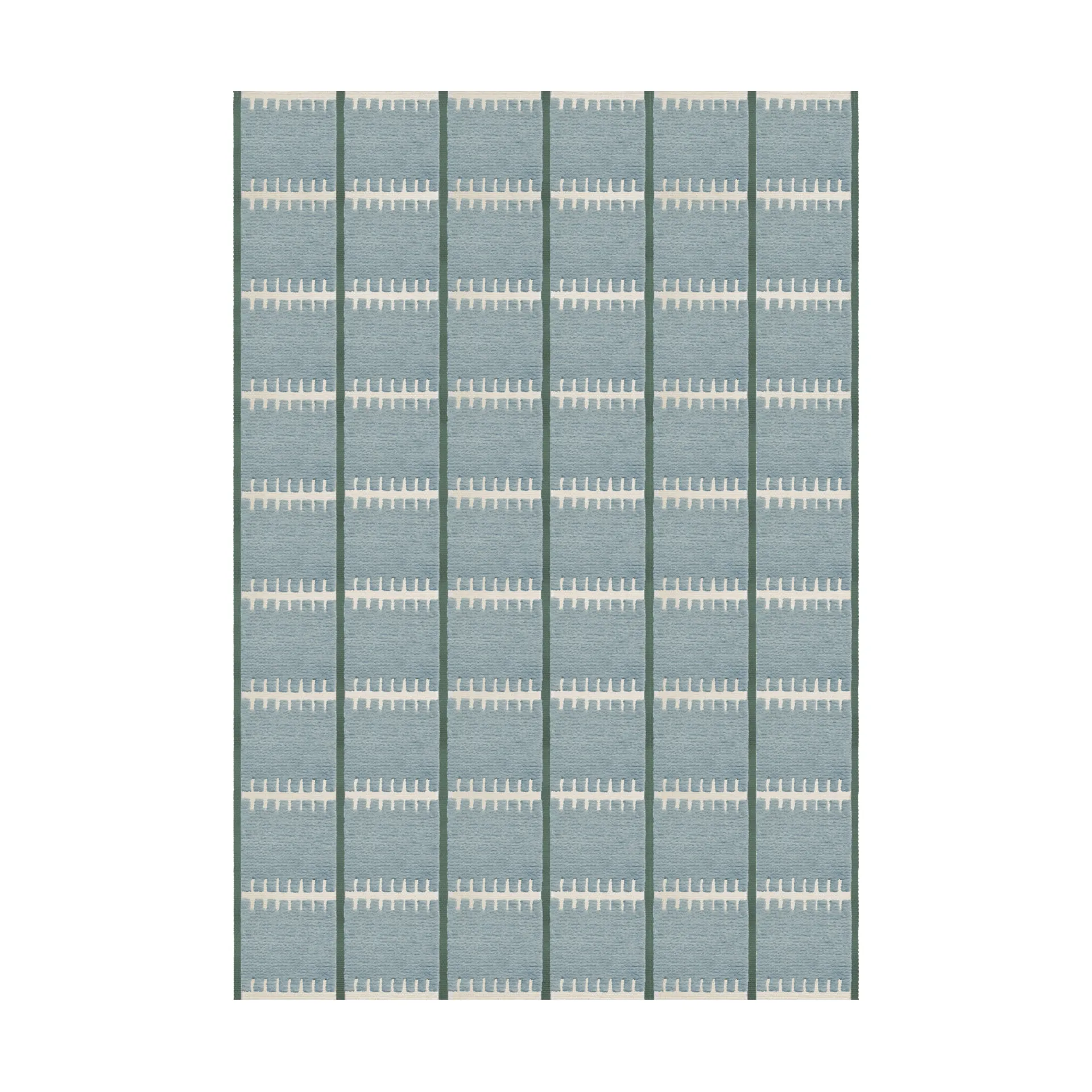 Lilly ullmatta, Blue, 200x300 cm Layered