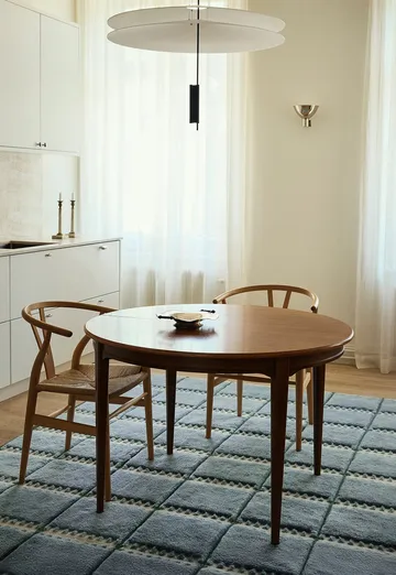 Lilly ullmatta - Blue, 250x350 cm - Layered