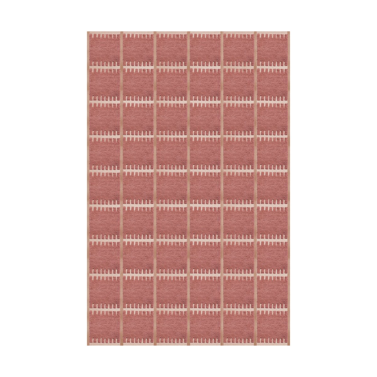 Layered Lilly ullmatta Claret red, 200x300 cm | Skandinavisk Design | Ullmattor | Röd