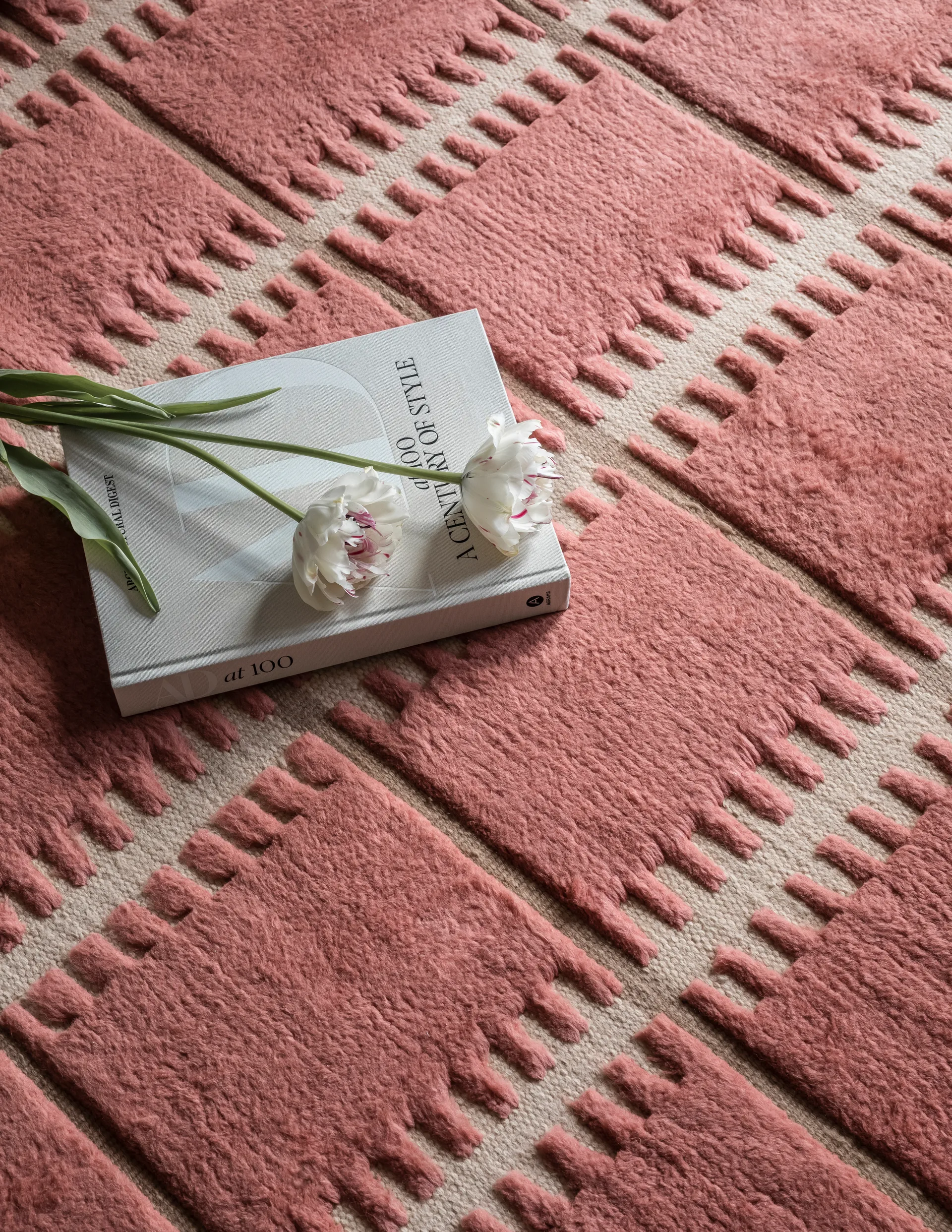 Lilly ullmatta, Claret red, 250x350 cm Layered